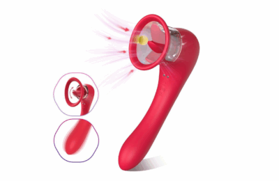 Tongue licking vibrator