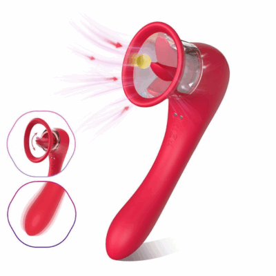 Tongue licking vibrator
