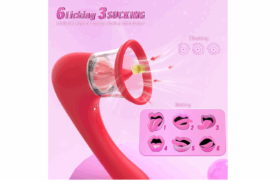 Tongue licking vibrator