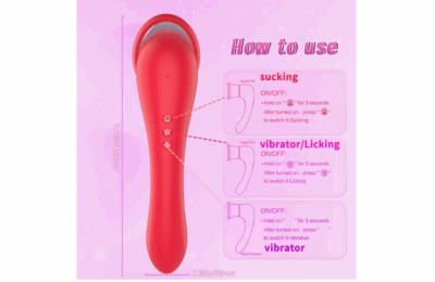 Tongue licking vibrator