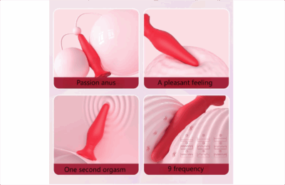 Butt Plugs Three-piece suit (Vibration+Remote control)