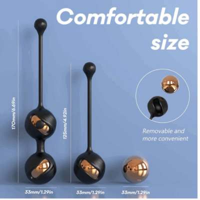 Rechargeable Remote Control Vibrating Kegel Ball Set