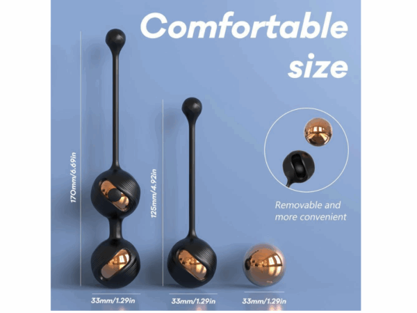 Rechargeable Remote Control Vibrating Kegel Ball Set