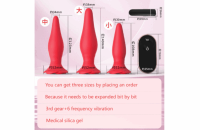 Butt Plugs Three-piece suit (Vibration+Remote control)
